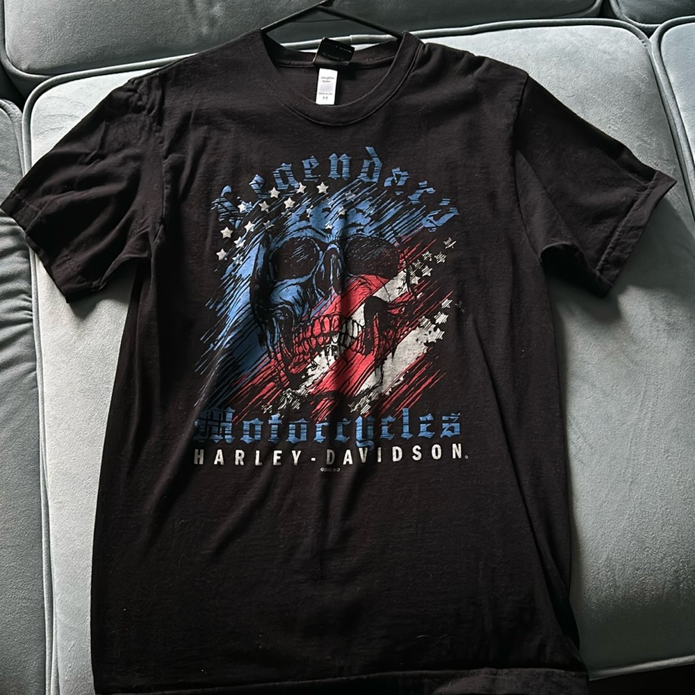 Black Harley Davidson T Medium